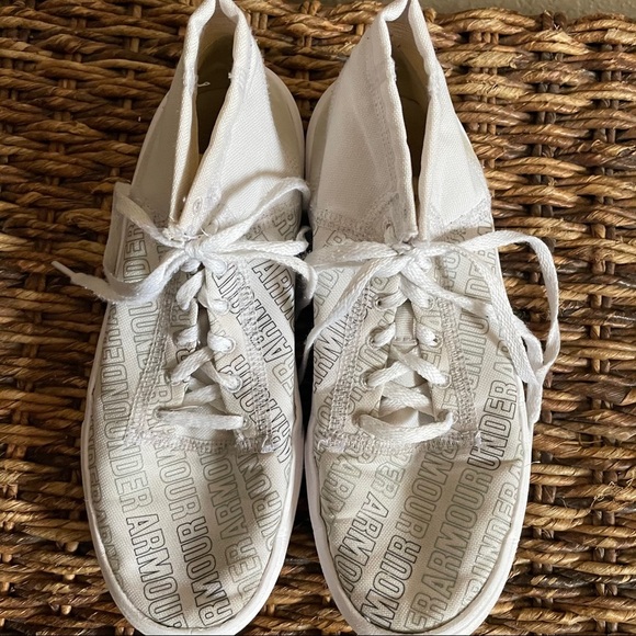 Under armour high tops youth 3.5 white/off white - Picture 1 of 8